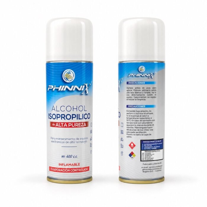 Alcohol Isopropílico Phinnix De Alta Pureza 400 C.c. Alcohol Isopropílico Phinnix De Alta Pureza 400 C.c.