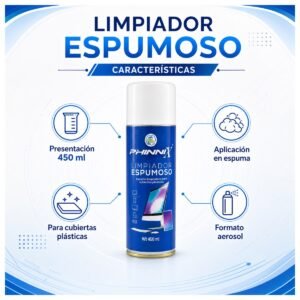 Limpiador Espumoso PHINNIX 450 ml