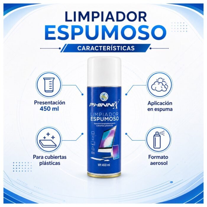 Limpiador Espumoso PHINNIX 450 ml Limpiador Espumoso PHINNIX 450 ml