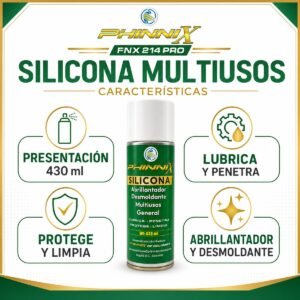 Silicona Multiusos Industrial PHINNIX 430 ml
