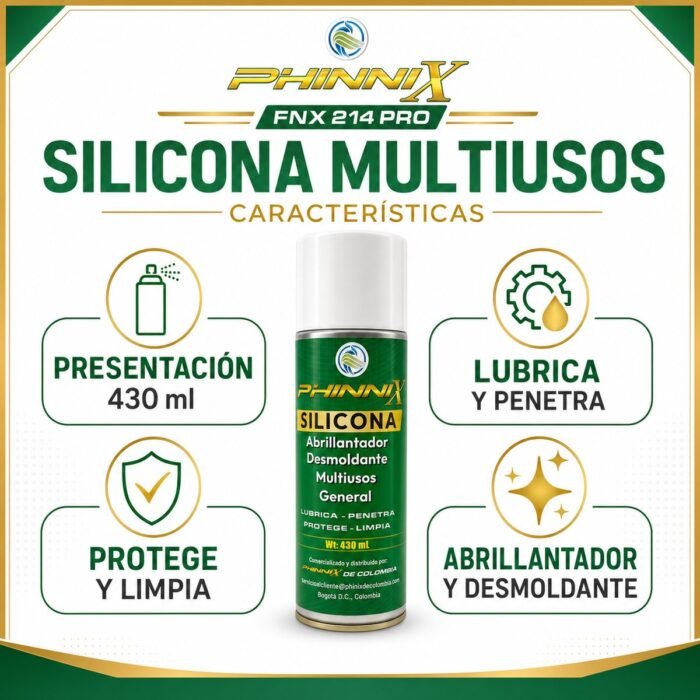 Silicona Multiusos Industrial PHINNIX 430 ml