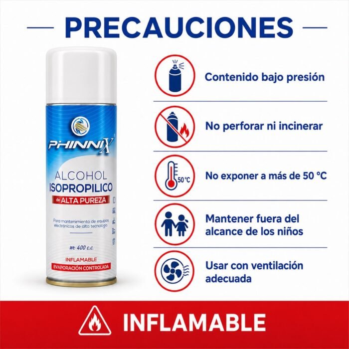 Alcohol Isopropílico Phinnix De Alta Pureza 400 C.c. Alcohol Isopropílico Phinnix De Alta Pureza 400 C.c.