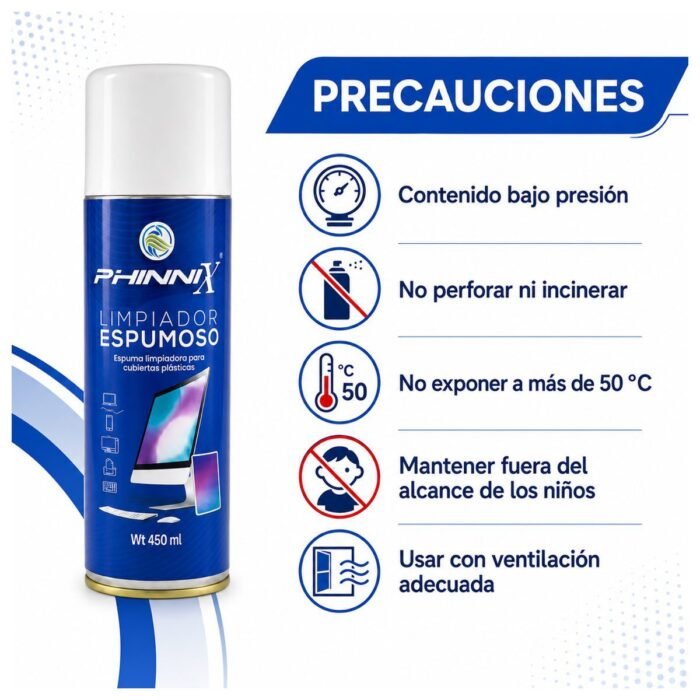 Limpiador Espumoso PHINNIX 450 ml Limpiador Espumoso PHINNIX 450 ml