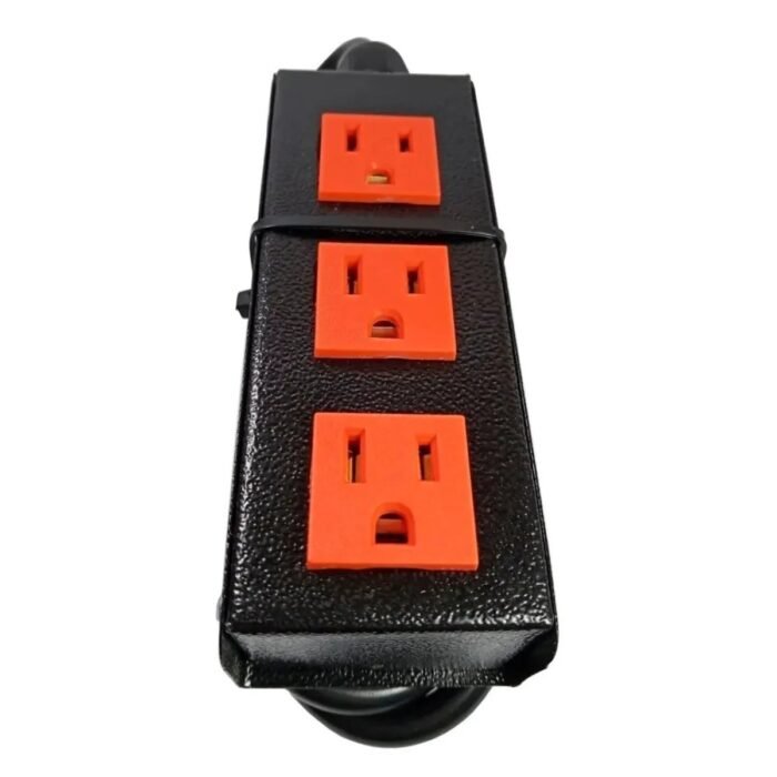 Multitoma Metálica Industrial con 3 Servicios