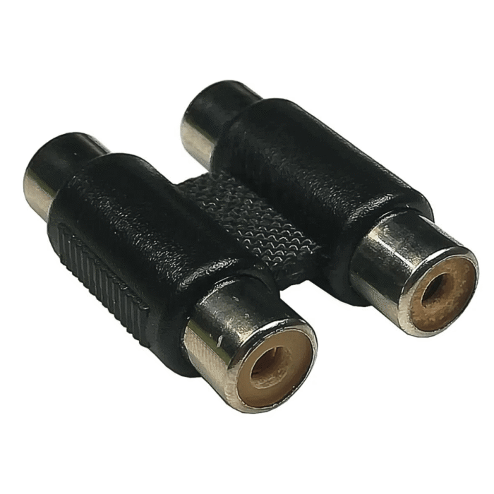 Adaptador RCA Doble Hembra a Hembra