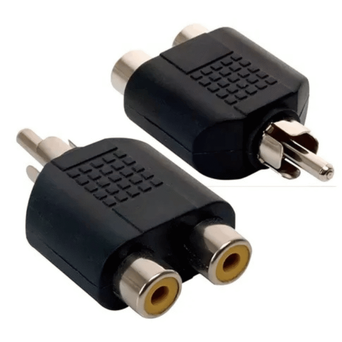 Adaptador de Audio 6.3 mm Mono Macho a RCA Hembra