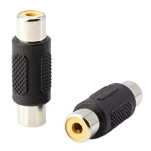 Adaptador Unión RCA Hembra a Hembra – Extensor de Cable de Audio/Video