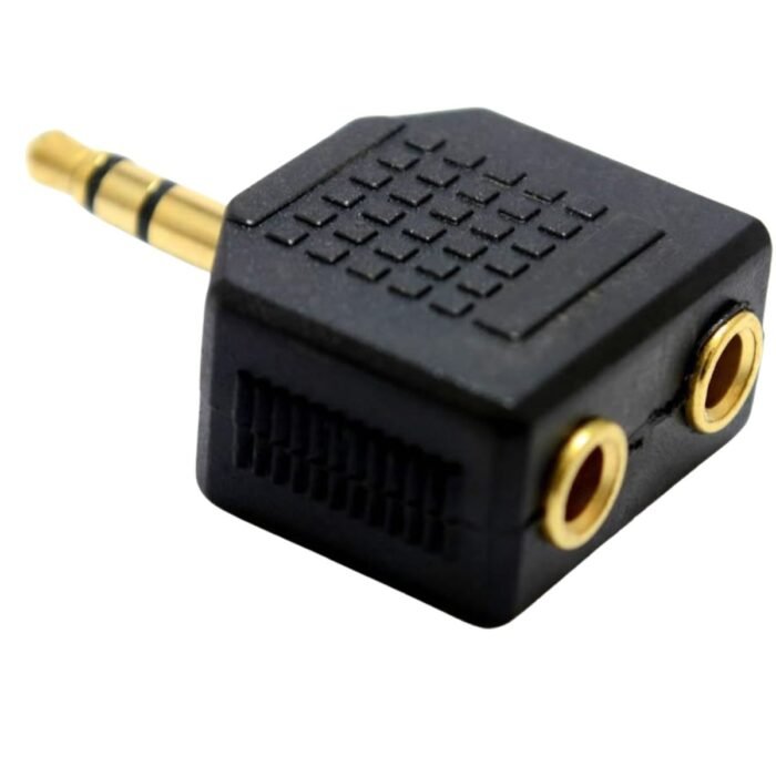 Adaptador Splitter Audio Jack 3.5mm 1 Macho A 2 Hembra Estéreo