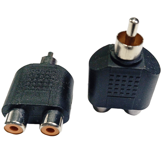 Adaptador de Audio 6.3 mm Mono Macho a RCA Hembra