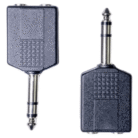 Adaptador Estéreo 6.3 Macho a 2 Jack 6.3 Hembra