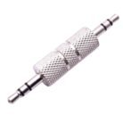 Adaptador De Audio 3.5mm Macho a Macho Estéreo Metálico Reforzado