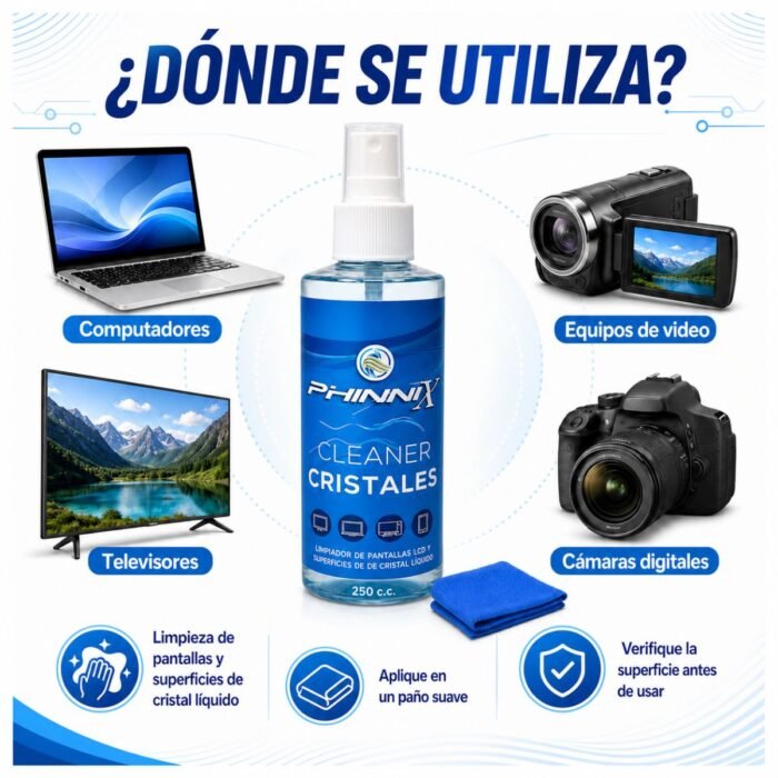 Limpiador de Pantalla Cleaner cristales 250 ml