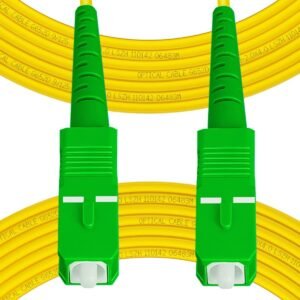 Cable de Fibra Óptica Monomodo SC/APC a SC/APC para Módem