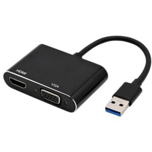 Adaptador Usb 3.0 A Hdmi Y Vga (Doble Salida De Video) - Full Hd