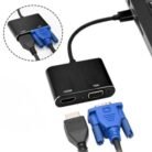 Adaptador Usb 3.0 A Hdmi Y Vga (Doble Salida De Video) - Full Hd