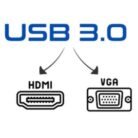 Adaptador Usb 3.0 A Hdmi Y Vga (Doble Salida De Video) - Full Hd