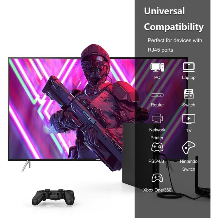 Cable De Red Ethernet Cat 7 Plano