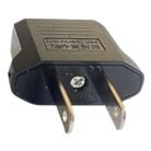 Adaptador De Enchufe Europeo A Americano Clavija De Viaje Redonda A Plana