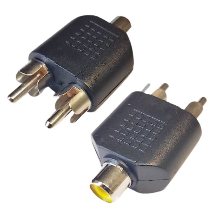 Adaptador Y Rca Para Subwoofer 1 Hembra A 2 Machos Audio