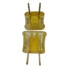 Adaptador De Enchufe Europeo A Americano Clavija De Viaje Redonda A Plana