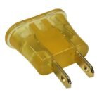 Adaptador De Enchufe Europeo A Americano Clavija De Viaje Redonda A Plana