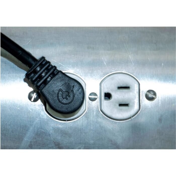 Extensión Cable De Poder De Tres Clavijas En L