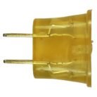 Adaptador De Enchufe Europeo A Americano Clavija De Viaje Redonda A Plana