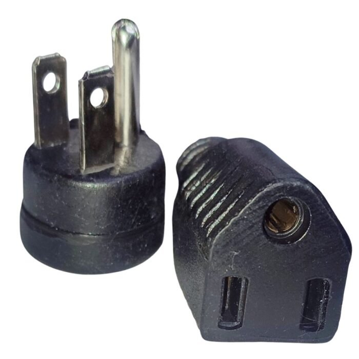 Extensión Cable De Poder De Tres Clavijas En L