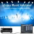 Adaptador de Audio 6.3 Hembra a 3.5 Macho Estéreo Metálico