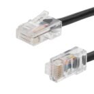 Cable Teléfono Rj9 Espiral 1m Negro 4p4c Auricular