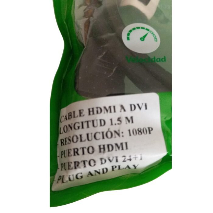 Cable Adaptador Hdmi A Dvi (24+1) 1080p 1.5 Metros