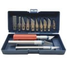 Kit Set Bisturí Exacto De Precisión 13 Cuchillas + 3 Mangos