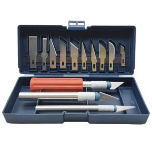 Kit Set Bisturí Exacto De Precisión 13 Cuchillas + 3 Mangos