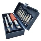 Kit Set Bisturí Exacto De Precisión 13 Cuchillas + 3 Mangos