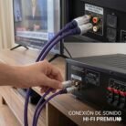 Cable RCA A RCA 2x2 Profesional Audio Cobre Blindado Premium 7.5 Metros