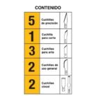 Kit Set Bisturí Exacto De Precisión 13 Cuchillas + 3 Mangos