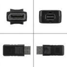 Adaptador Convertidor DisplayPort Macho a Mini DisplayPort Hembra