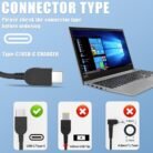 Cargador Lenovo Original USB-C 65W Tipo C Para Portátil