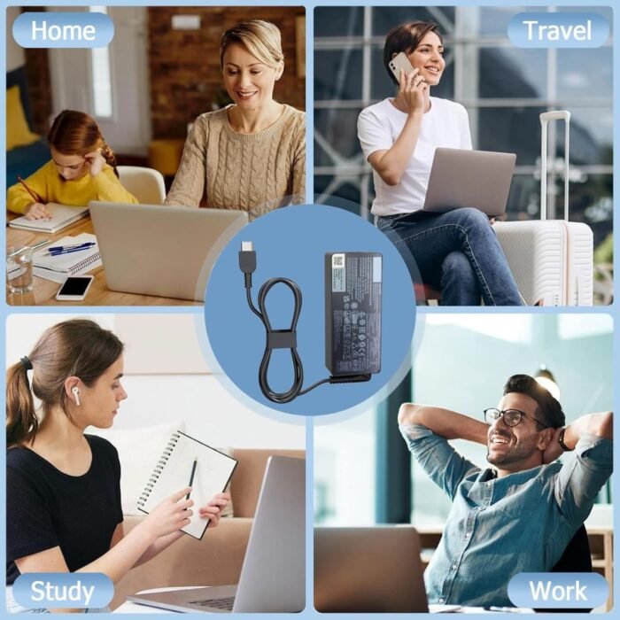 Cargador Lenovo Original USB-C 65W Tipo C Para Portátil