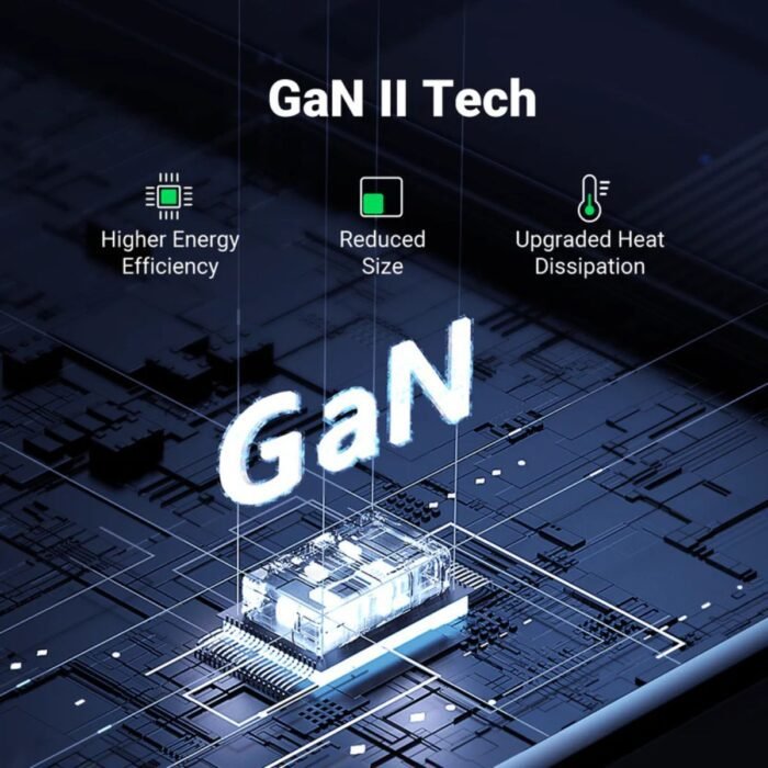 Cargador UGREEN Nexode Pro 65W GaN USB-C PD 3 Puertos Carga Rápida + Cable USB-C