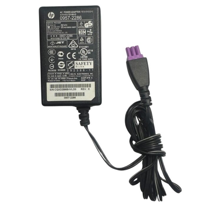 Adaptador De Corriente HP 0957-2286 Usado Conector Morado