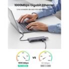 Adaptador UGREEN USB-C 10 en 1 Multifuncional HDMI VGA RJ45 USB SD TF PD 100W