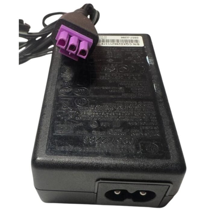 Adaptador de Corriente HP 0957-2286 30V 333mA Conector Morado para Impresoras HP DeskJet Usado