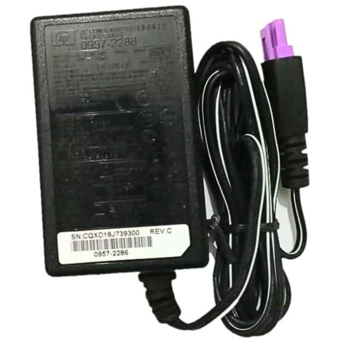 Adaptador de Corriente HP 0957-2286 30V 333mA Conector Morado para Impresoras HP DeskJet Usado