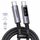 Cable UGREEN Uno USB C A USB C 100W PD Carga Rápida 2 Metros 5A Nylon Trenzado