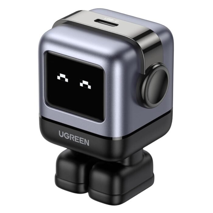 Cargador UGREEN Uno RG 30W USB-C PD GaN Fast Charger Robot Inteligente