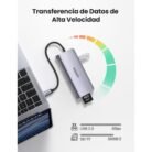Adaptador UGREEN USB-C 10 en 1 Multifuncional HDMI VGA RJ45 USB SD TF PD 100W