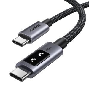 Cable UGREEN Uno USB C A USB C 100W PD Carga Rápida 2 Metros 5A Nylon Trenzado