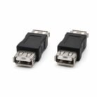 Adaptador USB-A Hembra a Hembra para Unión y Extensión de Cables USB