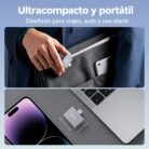 Adaptador USB-C macho a doble USB-C hembra